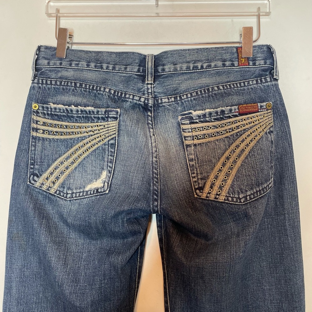 7 For All Mankind Jeans 29X29  Dojo Pieced Pocket